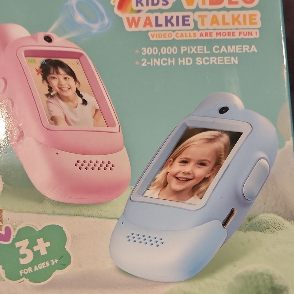 Kids Video Walkie Talkie - Pink and Blue